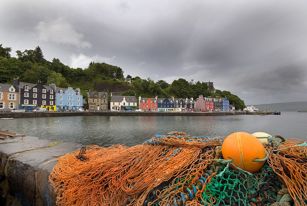 Tobermory Isle of Mull Picture Board by Eddie John