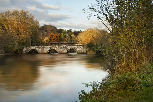 The River Avon Wiltshire Picture Board by Eddie John