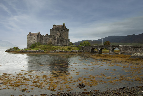 Eileen Donan castle Scotland   Picture Board by Eddie John
