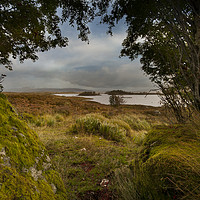 Buy canvas prints of Loch Ba – Rannoch Moor by Eddie John