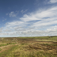 Buy canvas prints of Big sky over lands end Cornwall by Eddie John