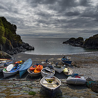 Buy canvas prints of Cadgwith Cove Cornwall by Eddie John