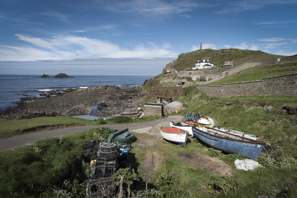 Cape Cornwall Picture Board by Eddie John