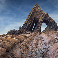 Buy canvas prints of Blackchurch Rock -  Devon by Eddie John