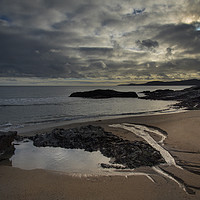 Buy canvas prints of Carlyon bay beach Cornwall by Eddie John