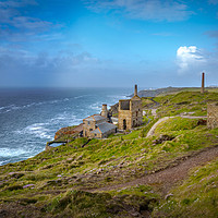 Buy canvas prints of Levant mine works Cornwall  by Eddie John