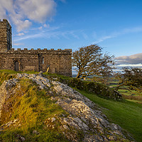 Buy canvas prints of Brent Tor and St Michaels church by Eddie John