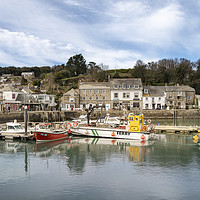 Buy canvas prints of Padstow Harbour Cornwall  by Eddie John