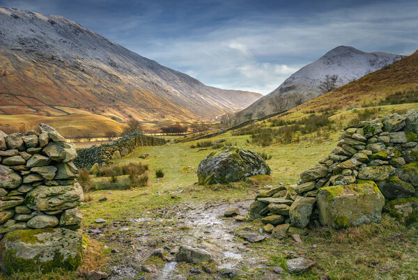 Hartsop valley in the lake district Cumbria  Picture Board by Eddie John