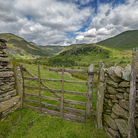Buy canvas prints of the Kentmere valley Cumbria. by Eddie John