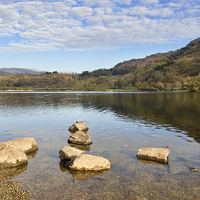 Buy canvas prints of Rydal Water II by John Hare