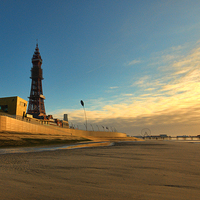 Buy canvas prints of Blackpool Tower by John Hare