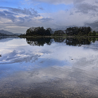 Buy canvas prints of Early Morning Derwentwater by John Hare