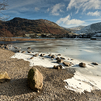 Buy canvas prints of Brotherswater Winter by John Hare