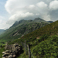 Buy canvas prints of Langdale Pikes by John Hare