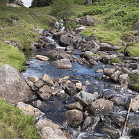 Buy canvas prints of Bleamoss Beck by John Hare