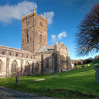 Buy canvas prints of St David's Cathedral by Jan Allen