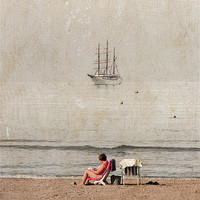 Buy canvas prints of Sunbathing by Martine Affre Eisenlohr
