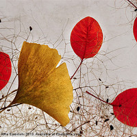 Buy canvas prints of Falling leaves by Martine Affre Eisenlohr
