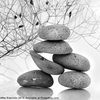 Buy canvas prints of Zen pebbles by Martine Affre Eisenlohr