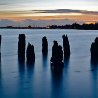 Buy canvas prints of jetty remains by richard jones