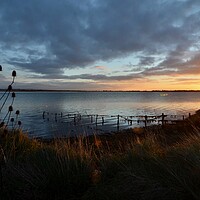 Buy canvas prints of Chichester Harbour dawn by richard jones