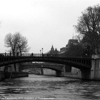 Buy canvas prints of Bridges in Paris by Penny Fazackerley
