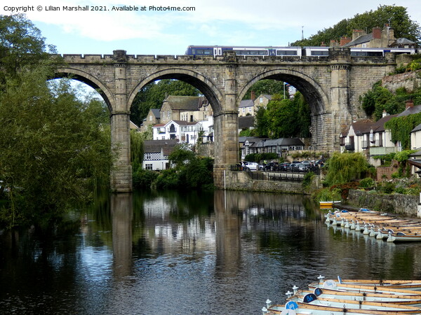 Knaresborough Viaduct.  Picture Board by Lilian Marshall