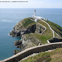 Buy canvas prints of South Stack Lighthouse.   by Lilian Marshall