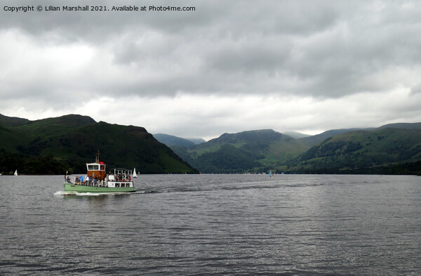 The Lake at Ullswater.  Picture Board by Lilian Marshall