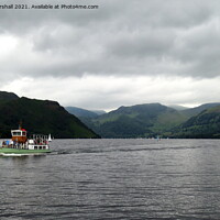 Buy canvas prints of The Lake at Ullswater.  by Lilian Marshall