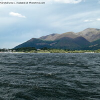 Buy canvas prints of Derwentwater mountains.  by Lilian Marshall