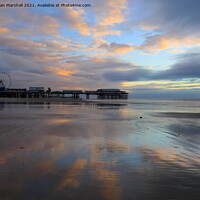 Buy canvas prints of Sunset over Central Pier.  by Lilian Marshall