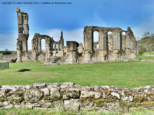 Byland Abbey Picture Board by Lilian Marshall