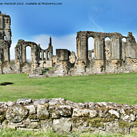 Buy canvas prints of Byland Abbey by Lilian Marshall