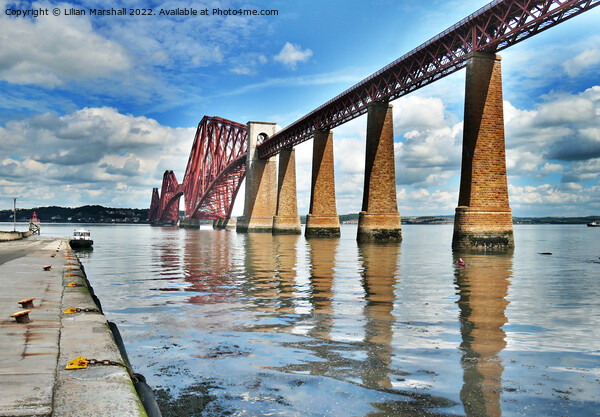The Forth Bridge.  Picture Board by Lilian Marshall