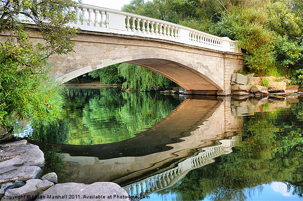 Reflections Through the Bridge. Picture Board by Lilian Marshall