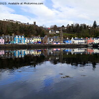 Buy canvas prints of A panorama view Tobermoray Promenade.  by Lilian Marshall