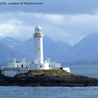 Buy canvas prints of Lismore Lighthouse on the Eilean Musdale. Scotland by Lilian Marshall