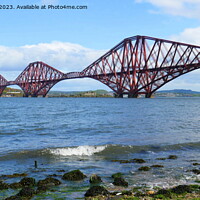 Buy canvas prints of The Forth Bridge at Dalmeny South Queensferry.. by Lilian Marshall