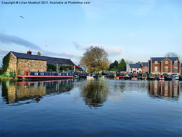 Garstang Basin. Picture Board by Lilian Marshall