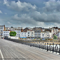 Buy canvas prints of Ryde Pier by Lilian Marshall