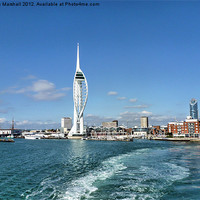 Buy canvas prints of Leaving Portsmouth Harbour by Lilian Marshall