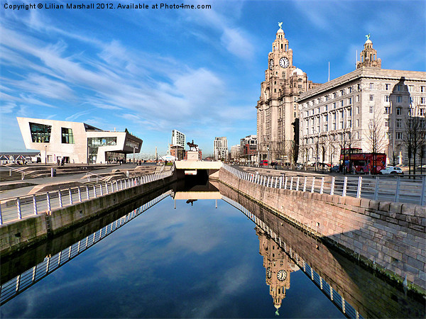 The Pier Head Liverpool. Picture Board by Lilian Marshall