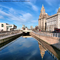 Buy canvas prints of The Pier Head Liverpool. by Lilian Marshall