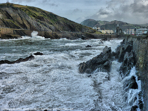 Rough Seas Illfracombe.(2) Picture Board by Lilian Marshall