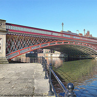 Buy canvas prints of Iron Bridge over the Leeds-Liverpool Canal. by Lilian Marshall