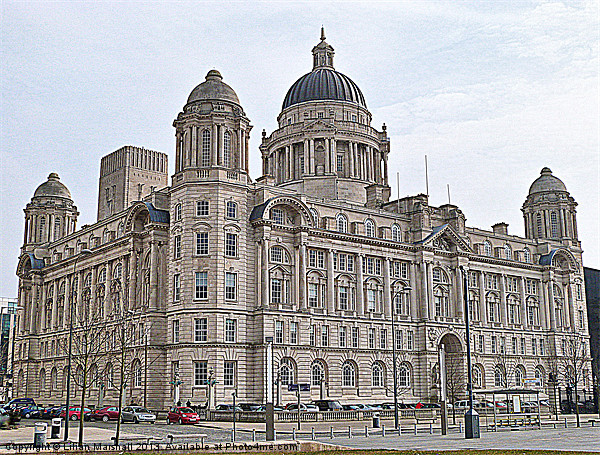 Port of Liverpool Building. Picture Board by Lilian Marshall