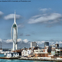 Buy canvas prints of Spinnaker Tower . by Lilian Marshall