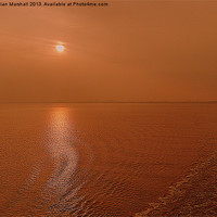 Buy canvas prints of Sunset on the Humber estuary by Lilian Marshall